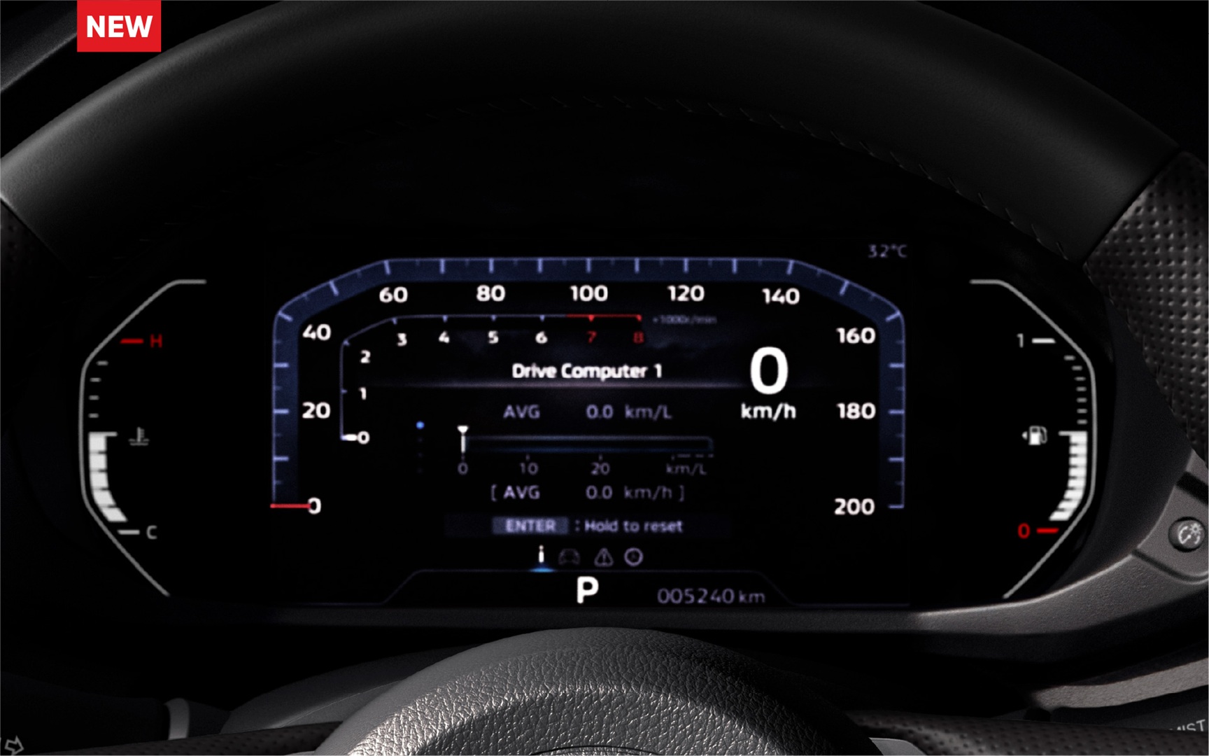 ĐỒNG HỒ KỸ THUẬT SỐ 8-INCHHiển thị sắc nét , dễ dàng quan sát thông tin xe